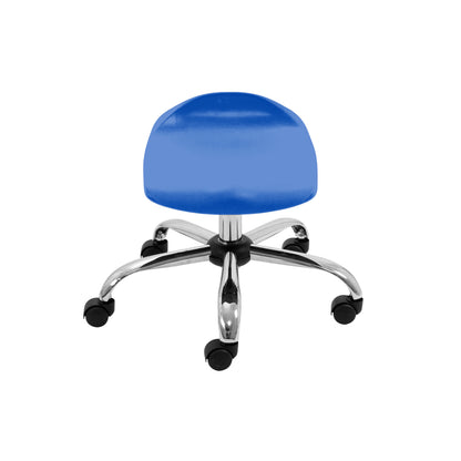 Titan Swivel Junior Stool with Chrome Base and Castors