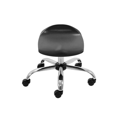 Titan Swivel Junior Stool with Chrome Base and Castors