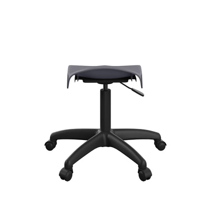 Titan Swivel Junior Stool with Plastic Base and Castors