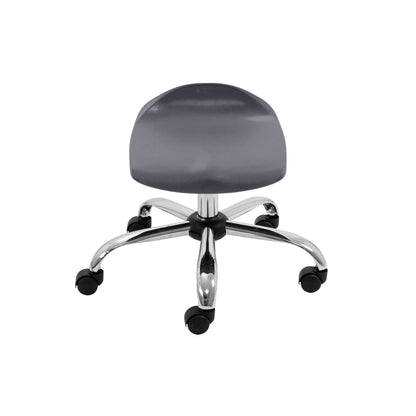 Titan Swivel Junior Stool with Chrome Base and Castors
