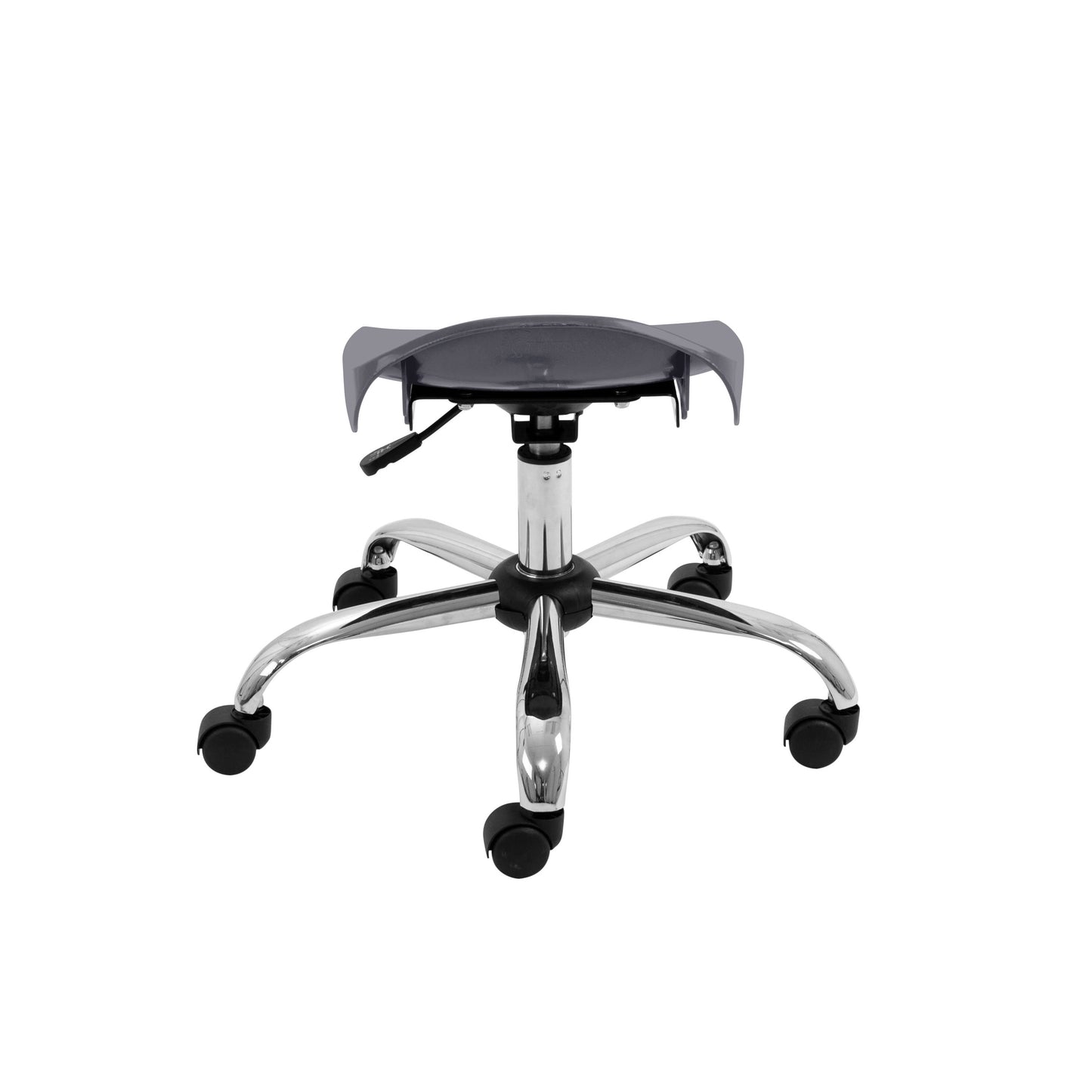 Titan Swivel Junior Stool with Chrome Base and Castors