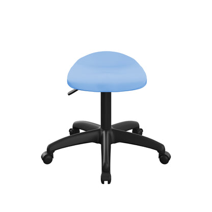 Titan Swivel Junior Stool with Plastic Base and Castors