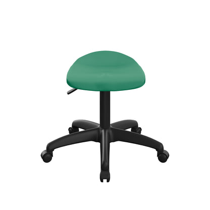 Titan Swivel Junior Stool with Plastic Base and Castors