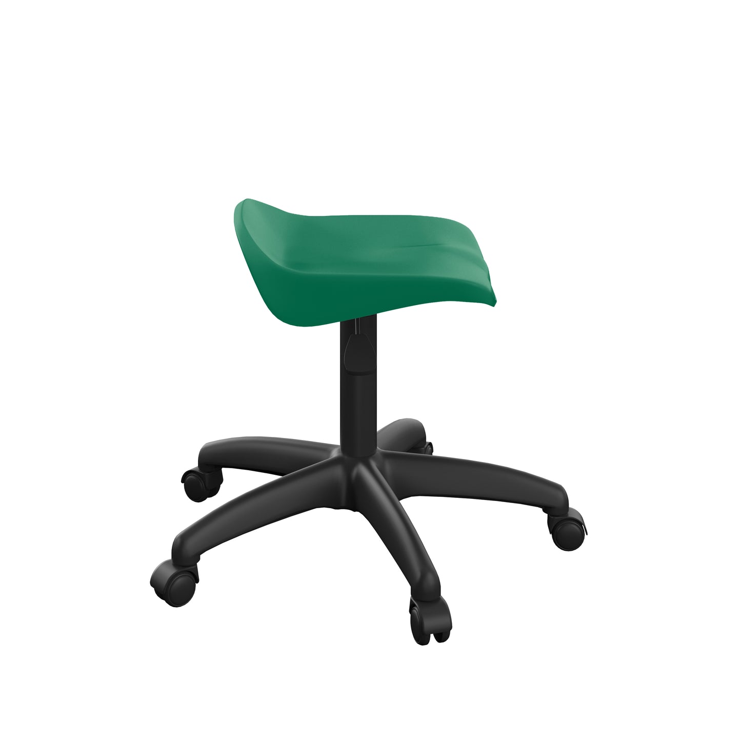 Titan Swivel Junior Stool with Plastic Base and Castors