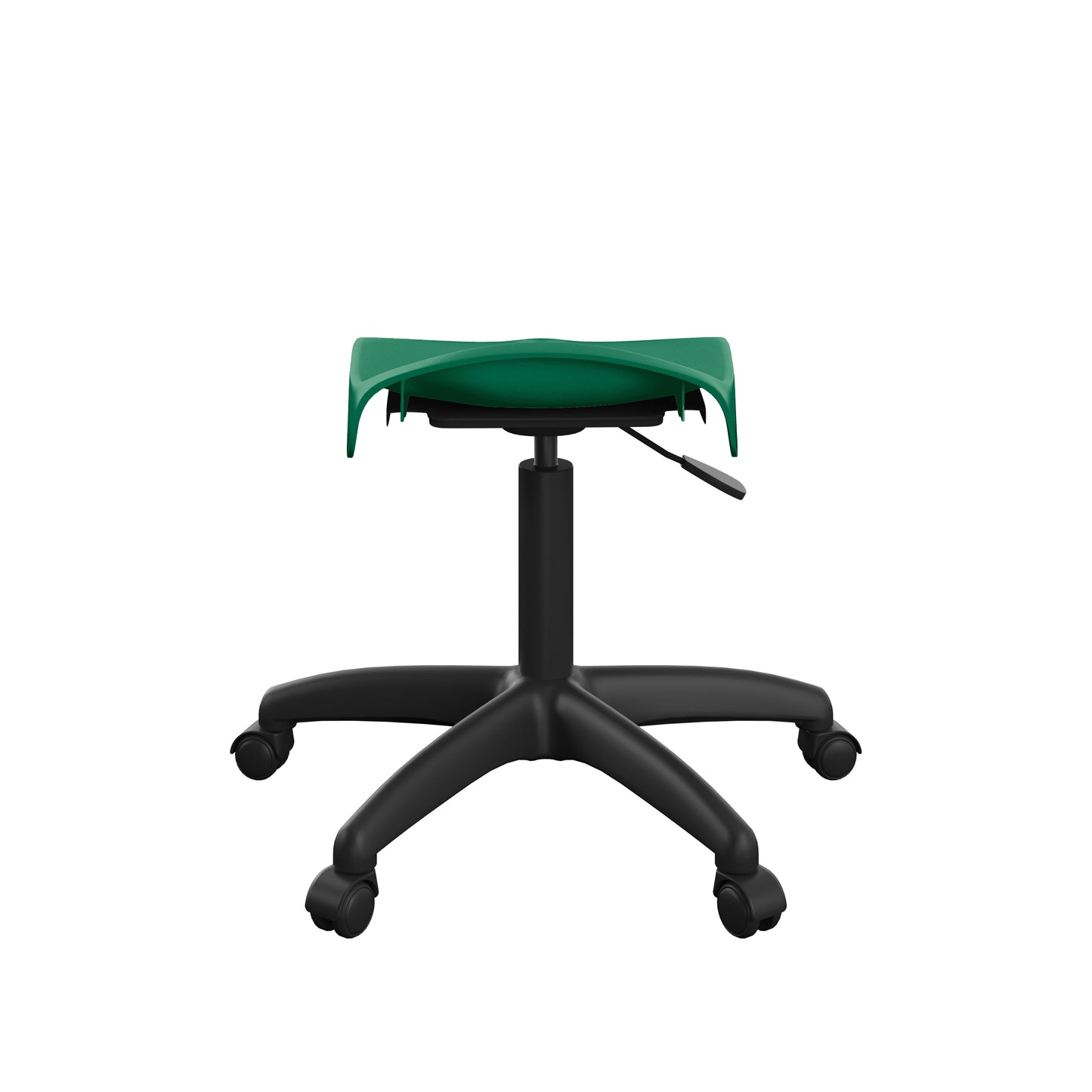 Titan Swivel Junior Stool with Plastic Base and Castors