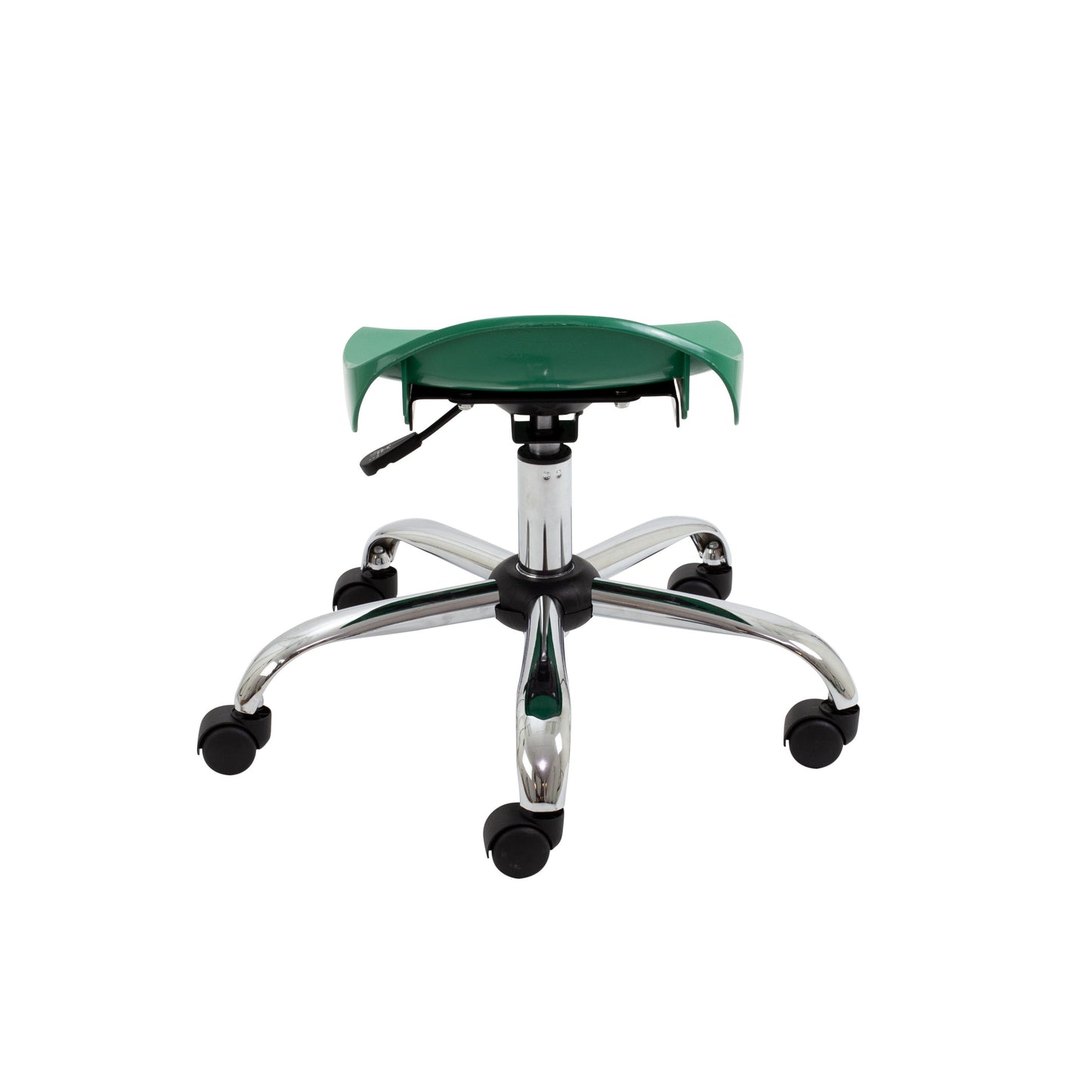 Titan Swivel Junior Stool with Chrome Base and Castors