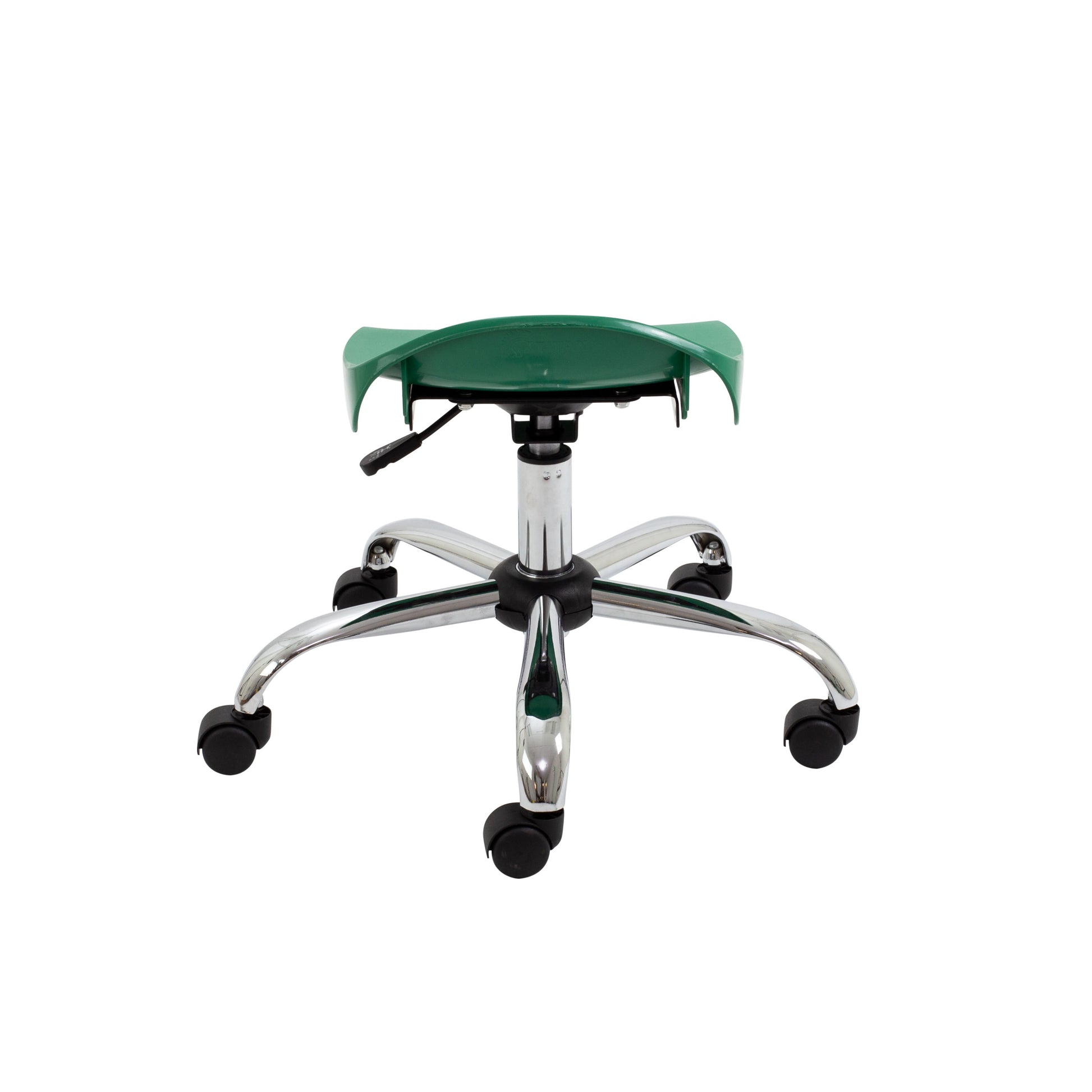 Titan Swivel Junior Stool with Chrome Base and Castors