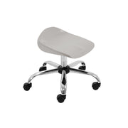 Titan Swivel Junior Stool with Chrome Base and Castors