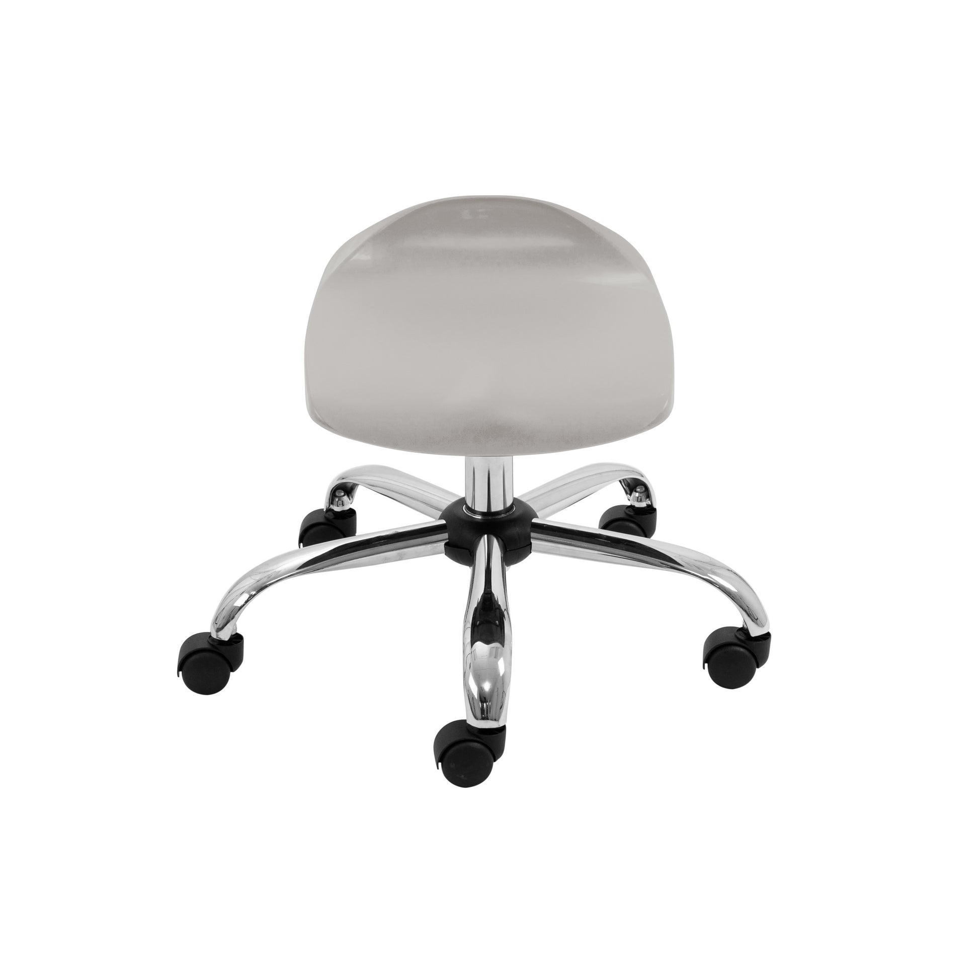 Titan Swivel Junior Stool with Chrome Base and Castors