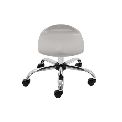 Titan Swivel Junior Stool with Chrome Base and Castors