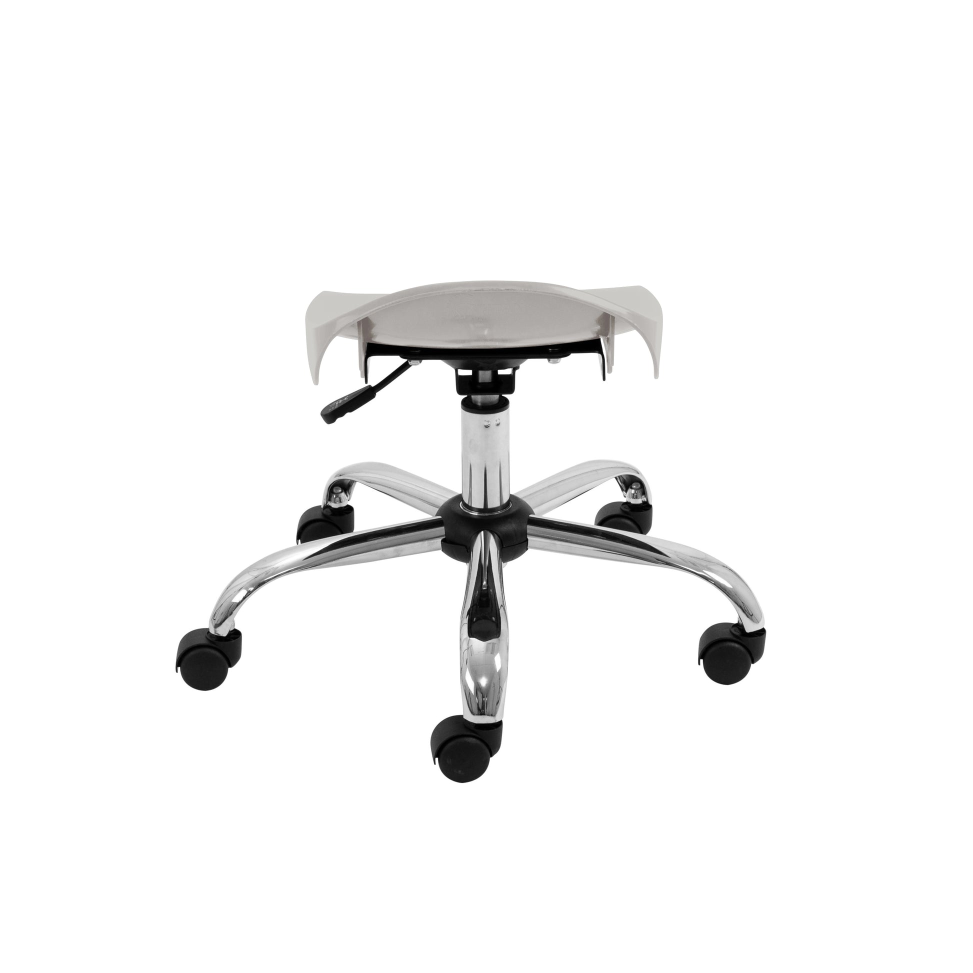 Titan Swivel Junior Stool with Chrome Base and Castors
