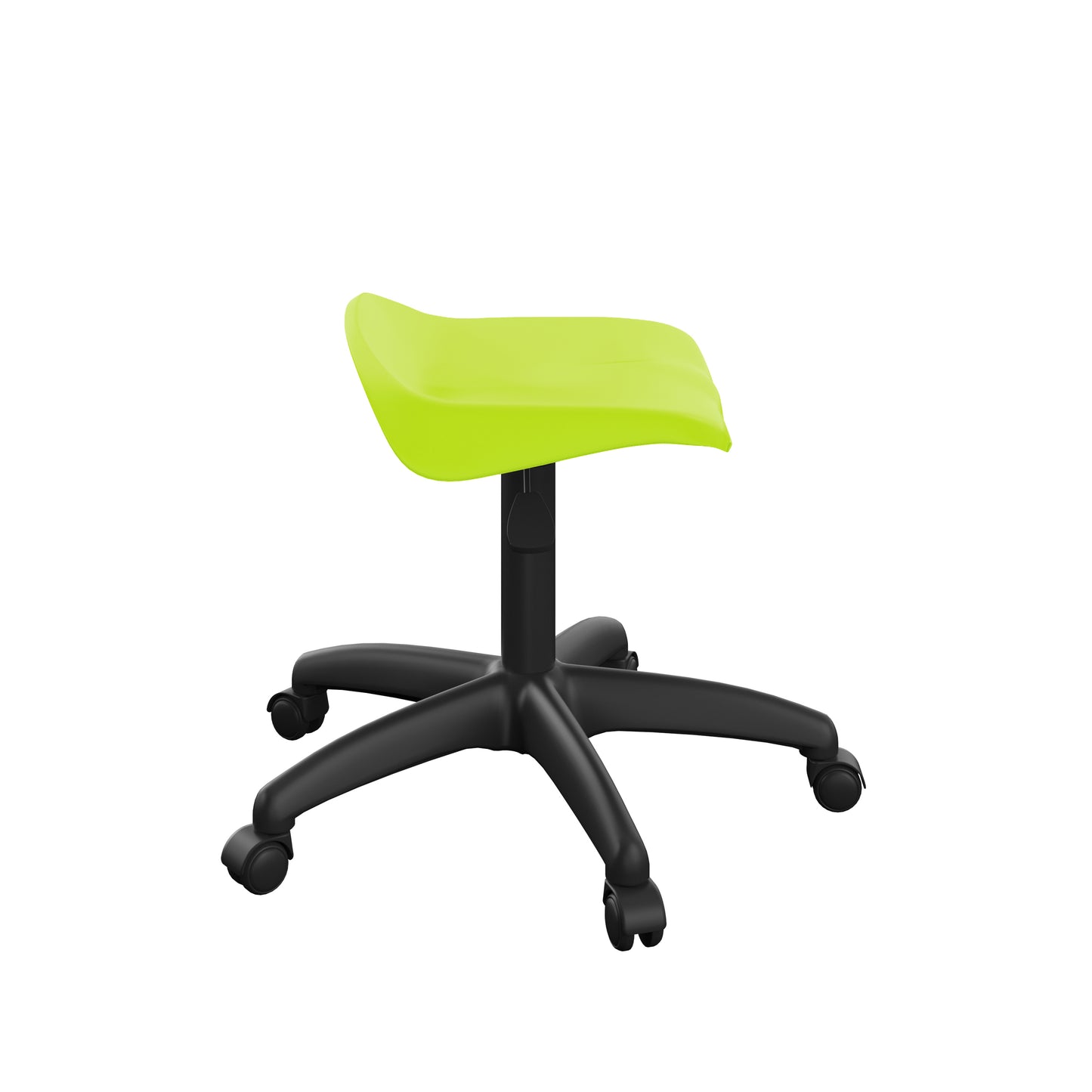 Titan Swivel Junior Stool with Plastic Base and Castors
