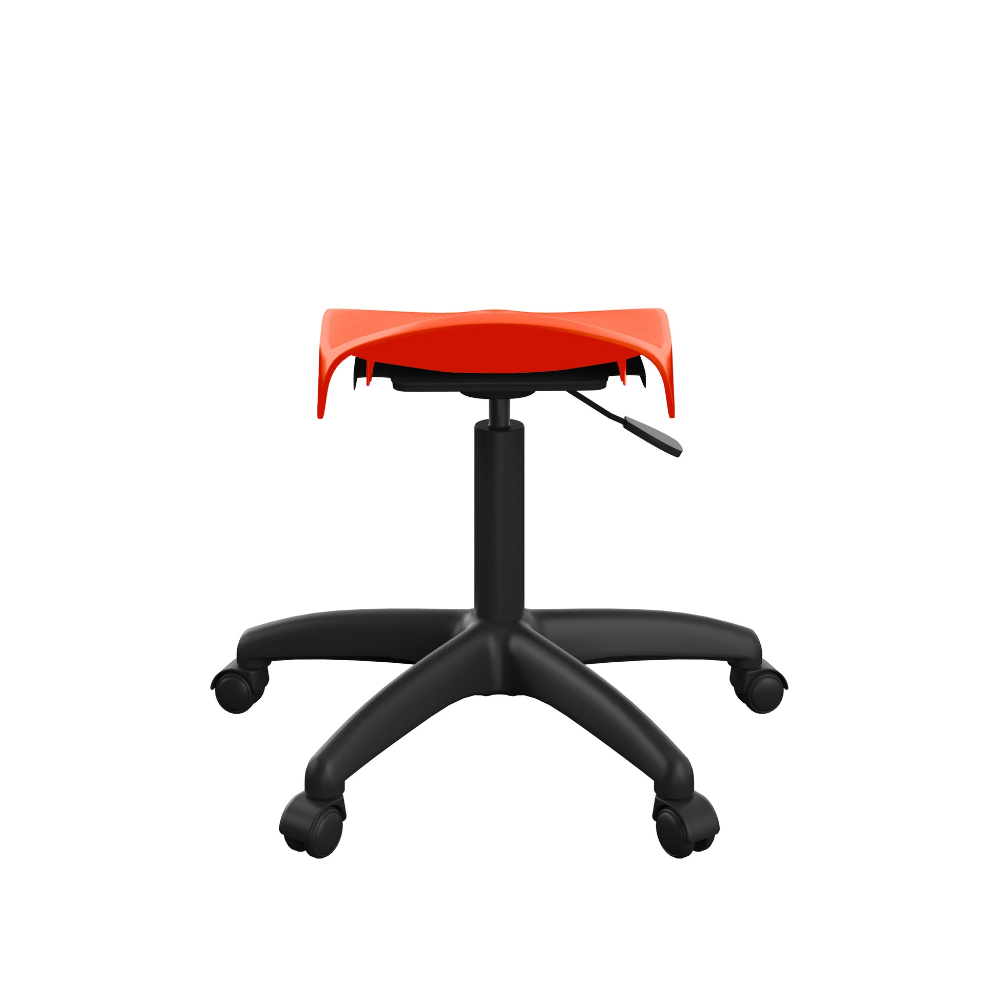 Titan Swivel Junior Stool with Plastic Base and Castors
