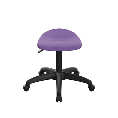 Titan Swivel Junior Stool with Plastic Base and Castors