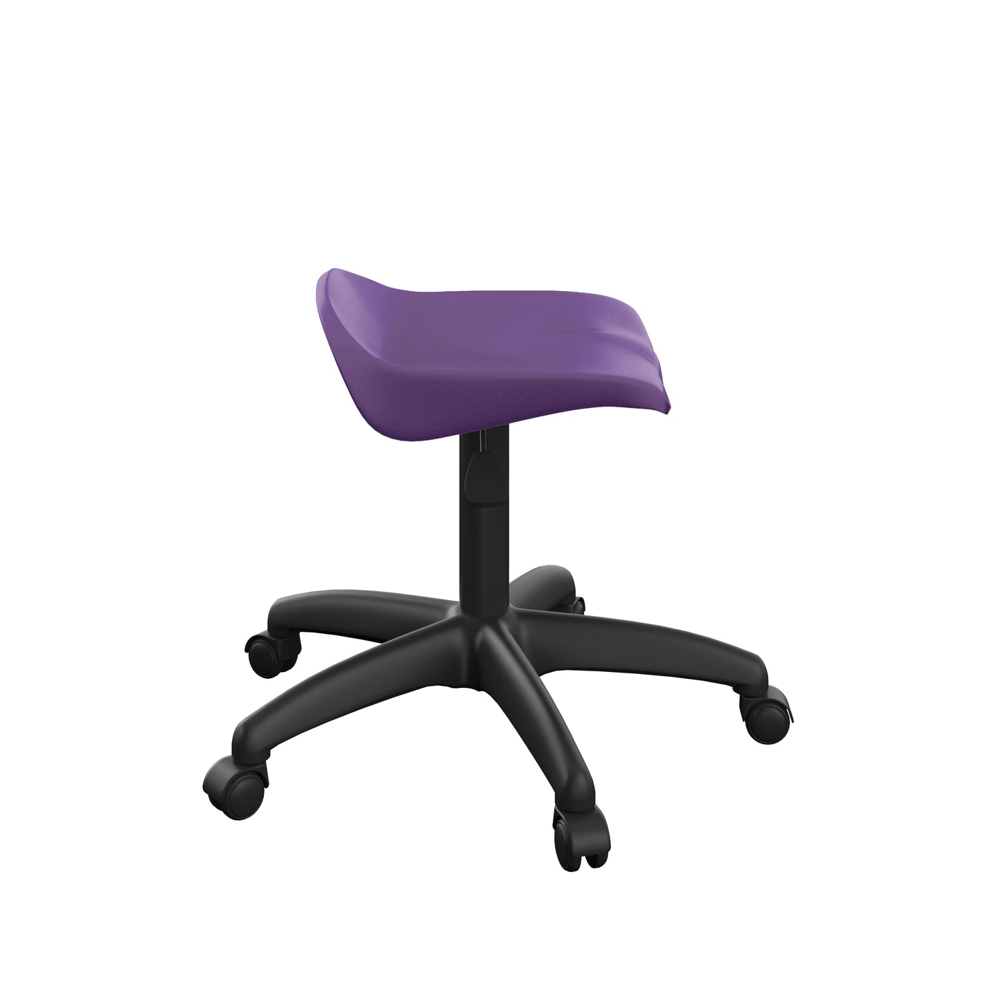 Titan Swivel Junior Stool with Plastic Base and Castors