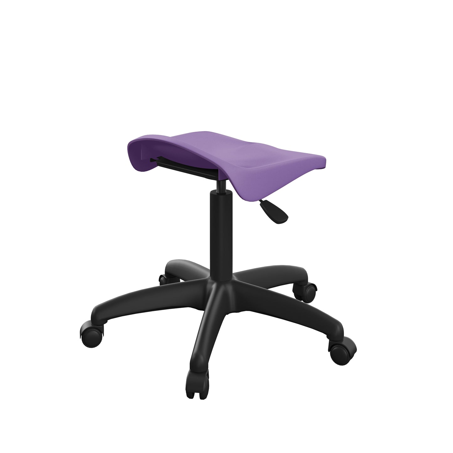 Titan Swivel Junior Stool with Plastic Base and Castors