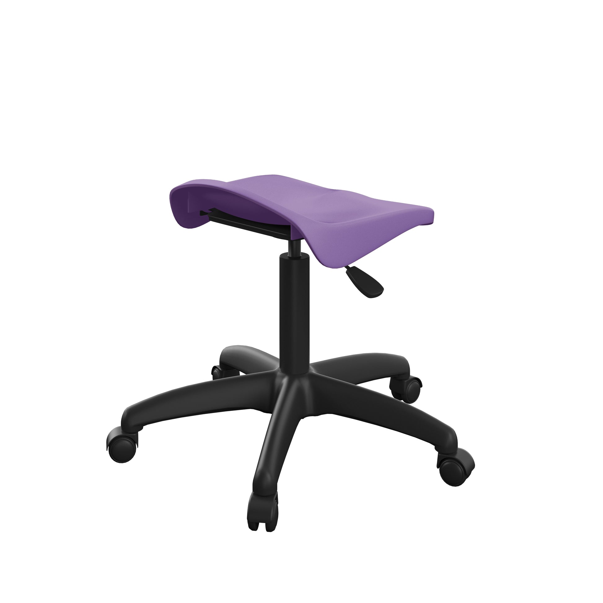 Titan Swivel Junior Stool with Plastic Base and Castors