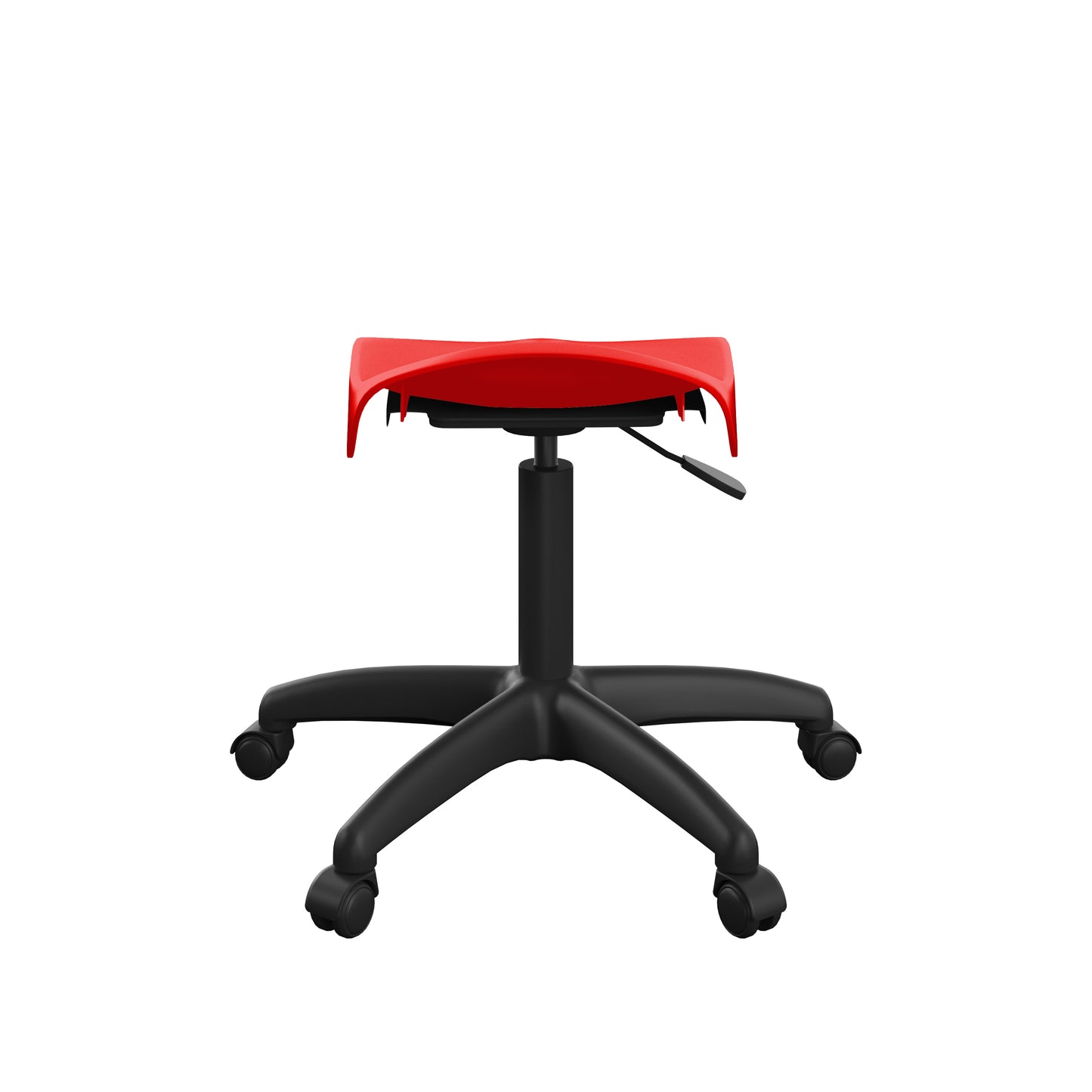 Titan Swivel Junior Stool with Plastic Base and Castors