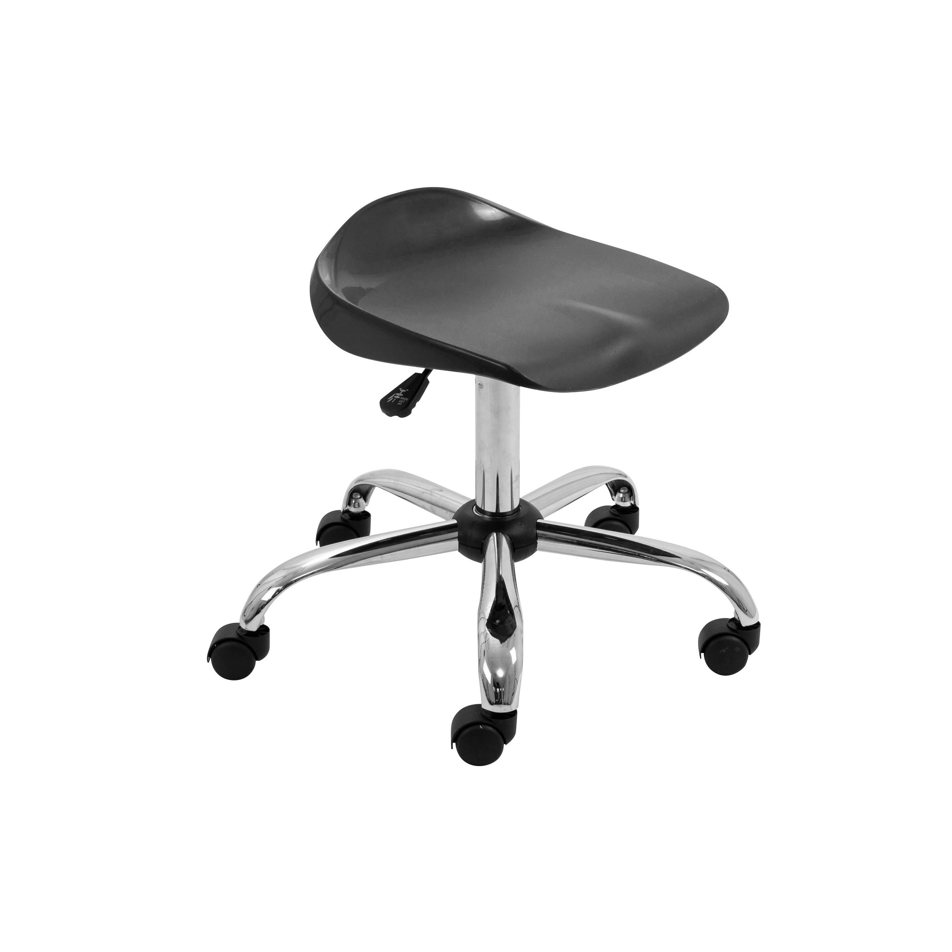 Titan Senior Swivel Stool|Black Base With Castors|Age 11 Plus Years|Black