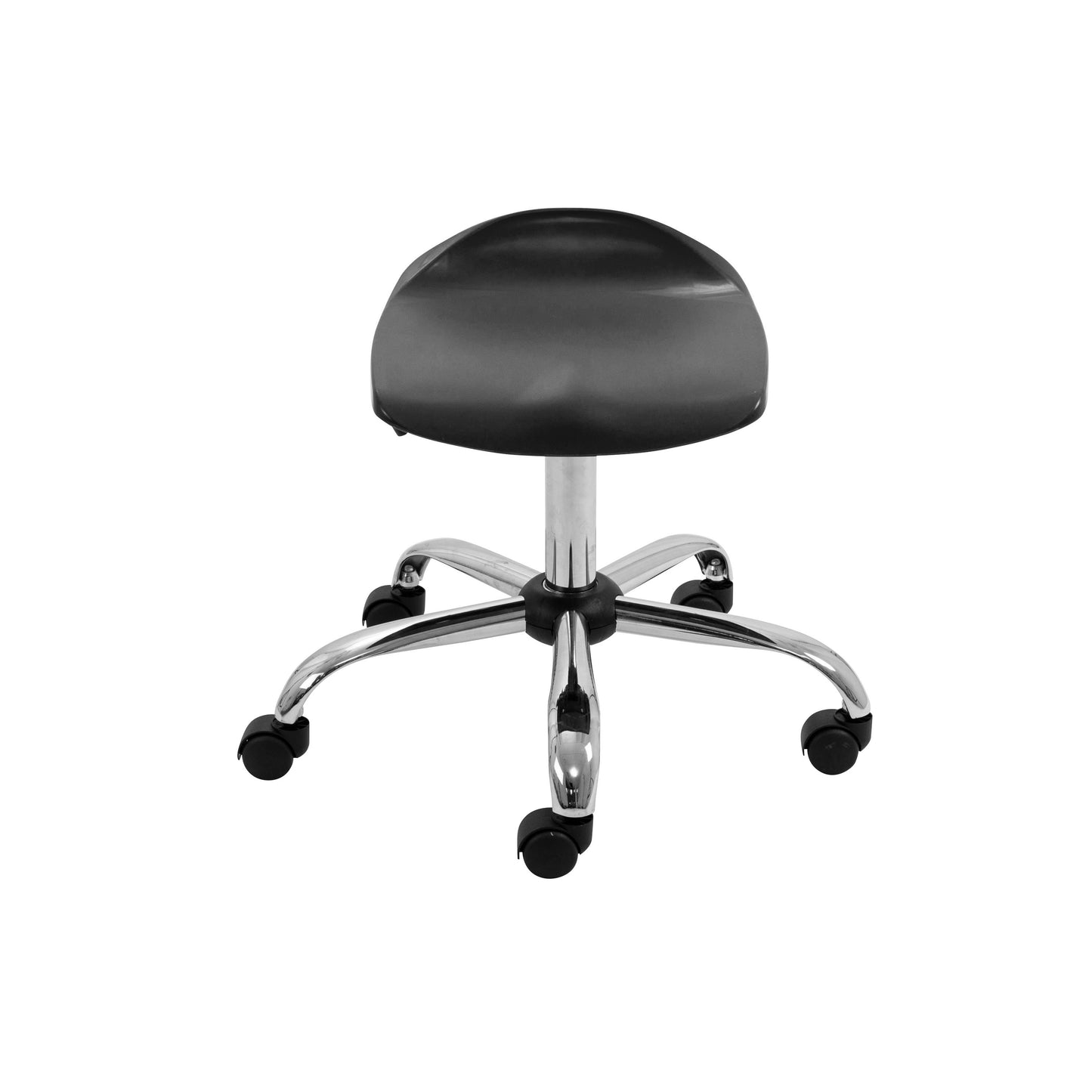 Titan Swivel Senior Stool with Chrome Base and Castors