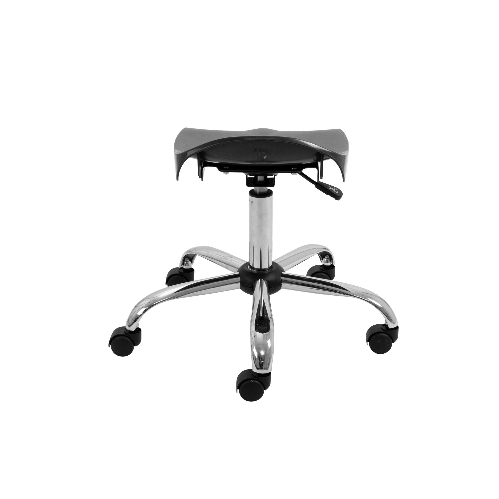 Titan Swivel Senior Stool with Chrome Base and Castors