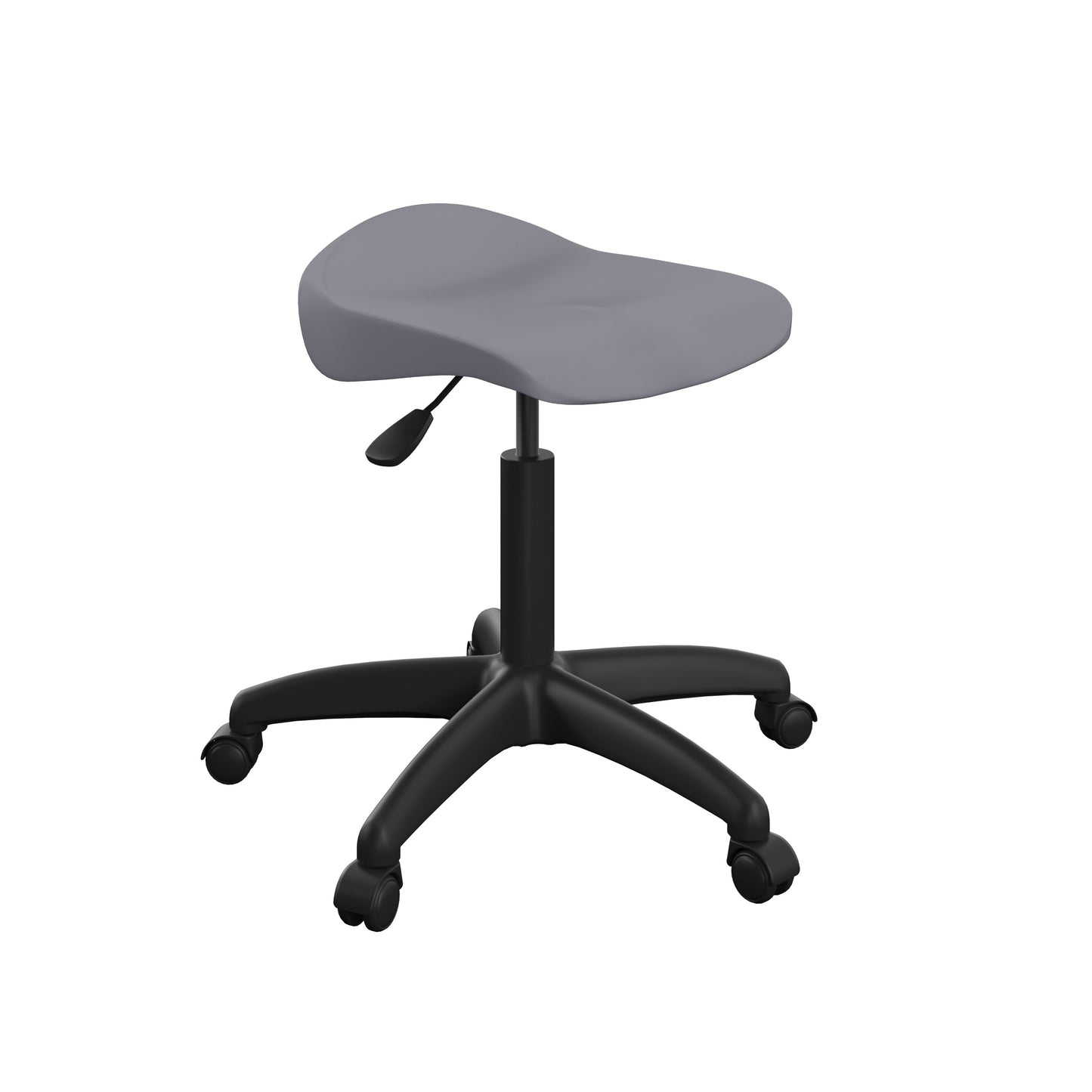 Titan Senior Swivel Stool|Black Base With Castors|Age 11 Plus Years|Charcoal