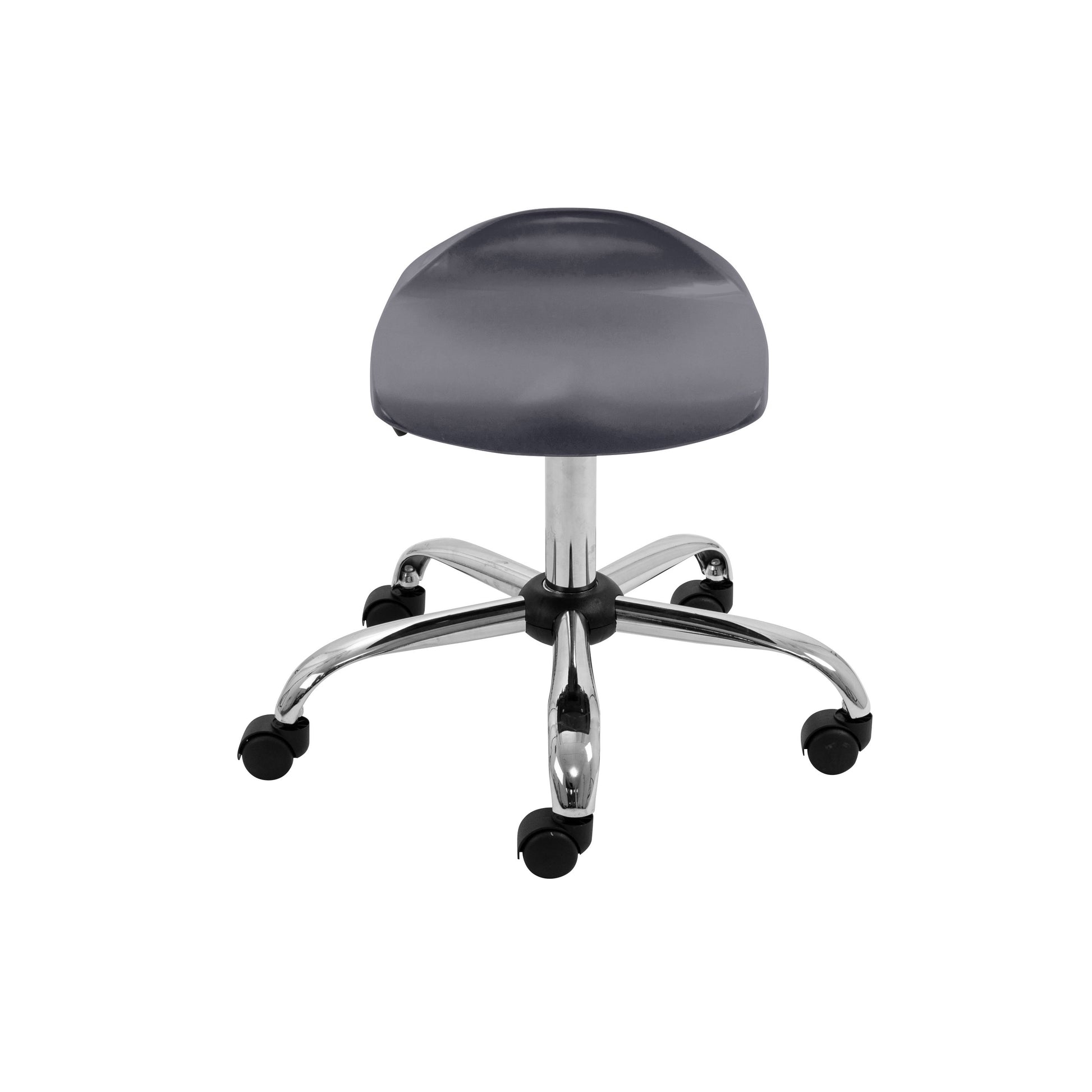Titan Swivel Senior Stool with Chrome Base and Castors