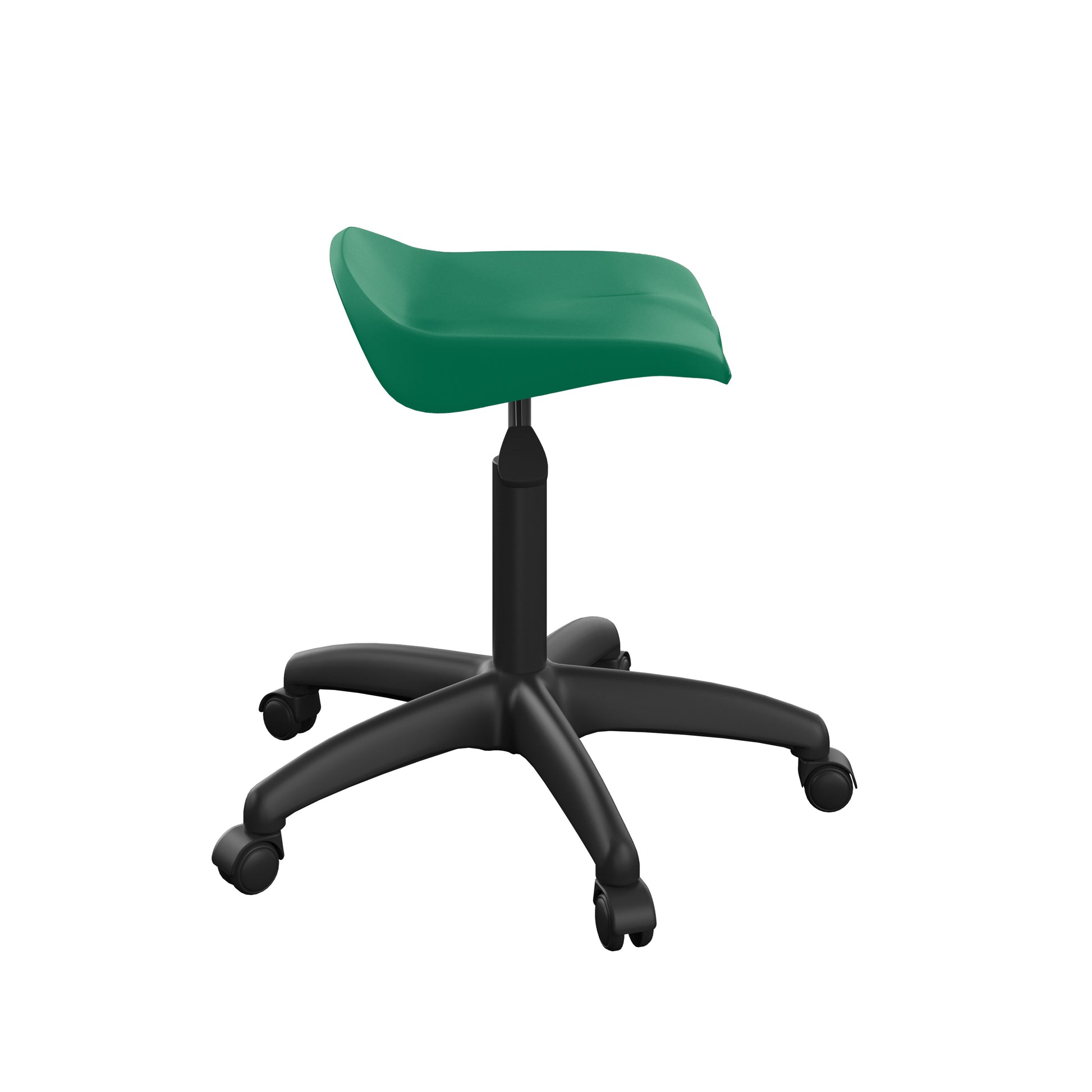 Titan Swivel Senior Stool with Plastic Base and Castors