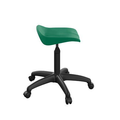 Titan Swivel Senior Stool with Plastic Base and Castors