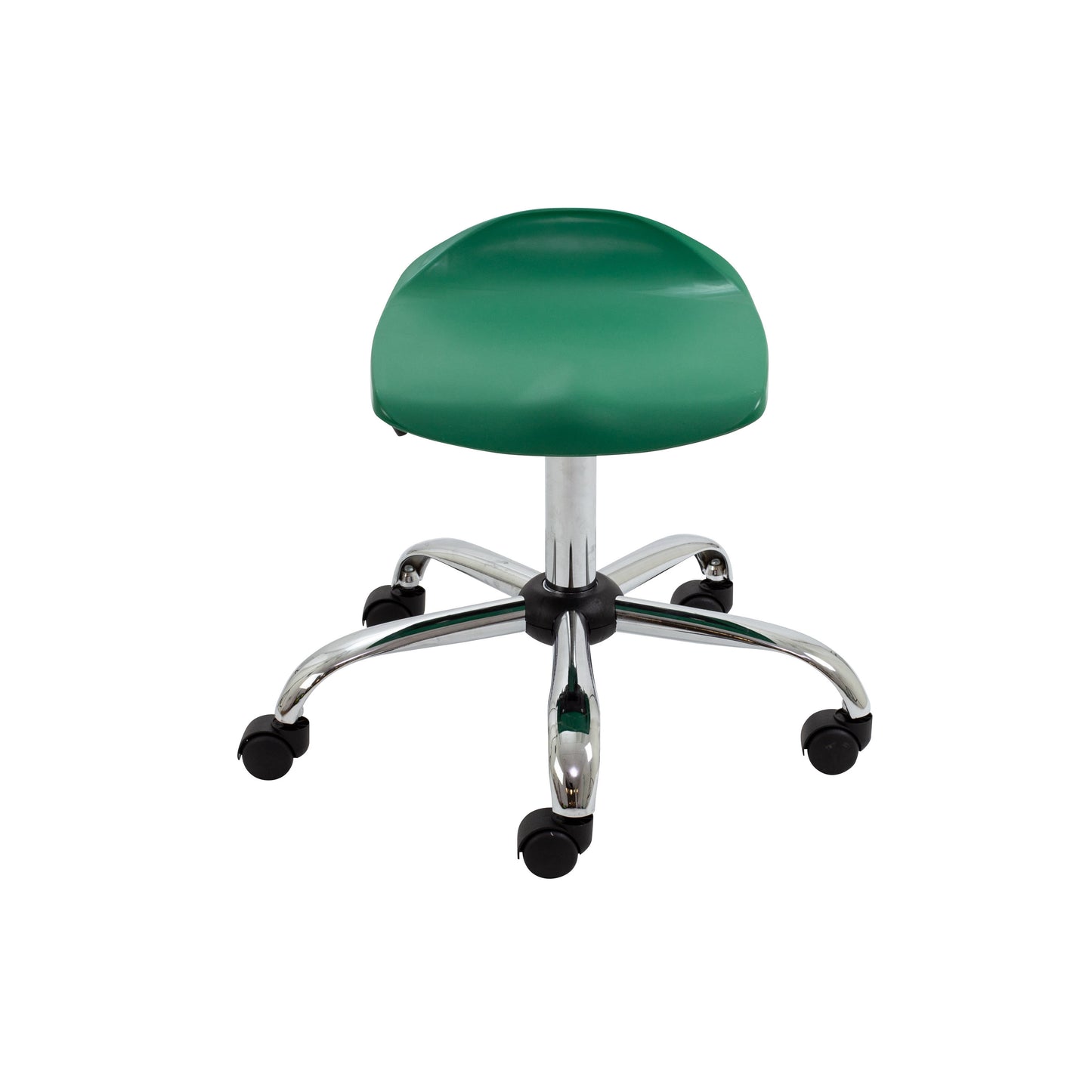 Titan Swivel Senior Stool with Chrome Base and Castors