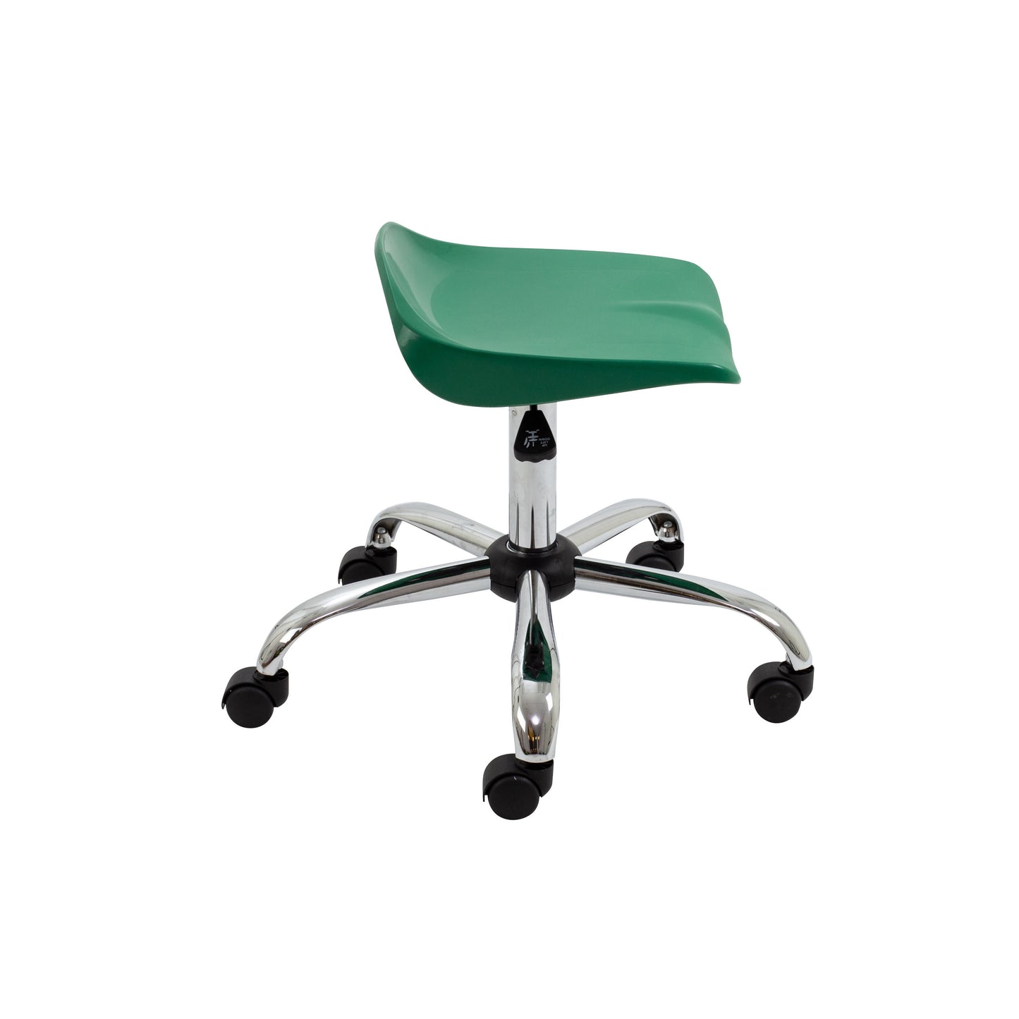 Titan Swivel Senior Stool with Chrome Base and Castors