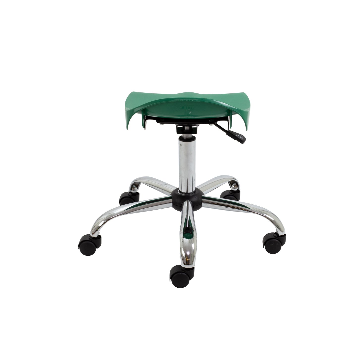 Titan Swivel Senior Stool with Chrome Base and Castors