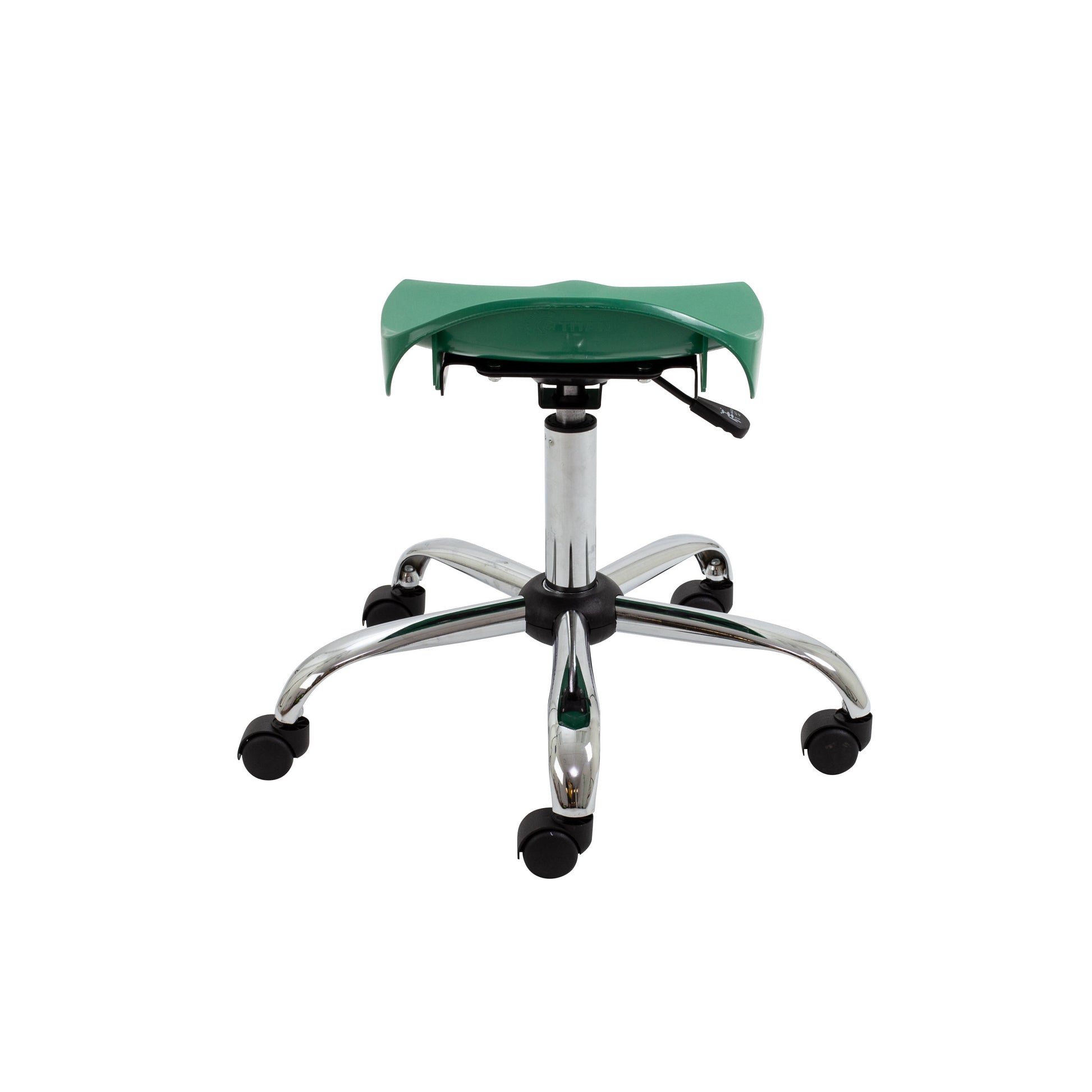 Titan Swivel Senior Stool with Chrome Base and Castors