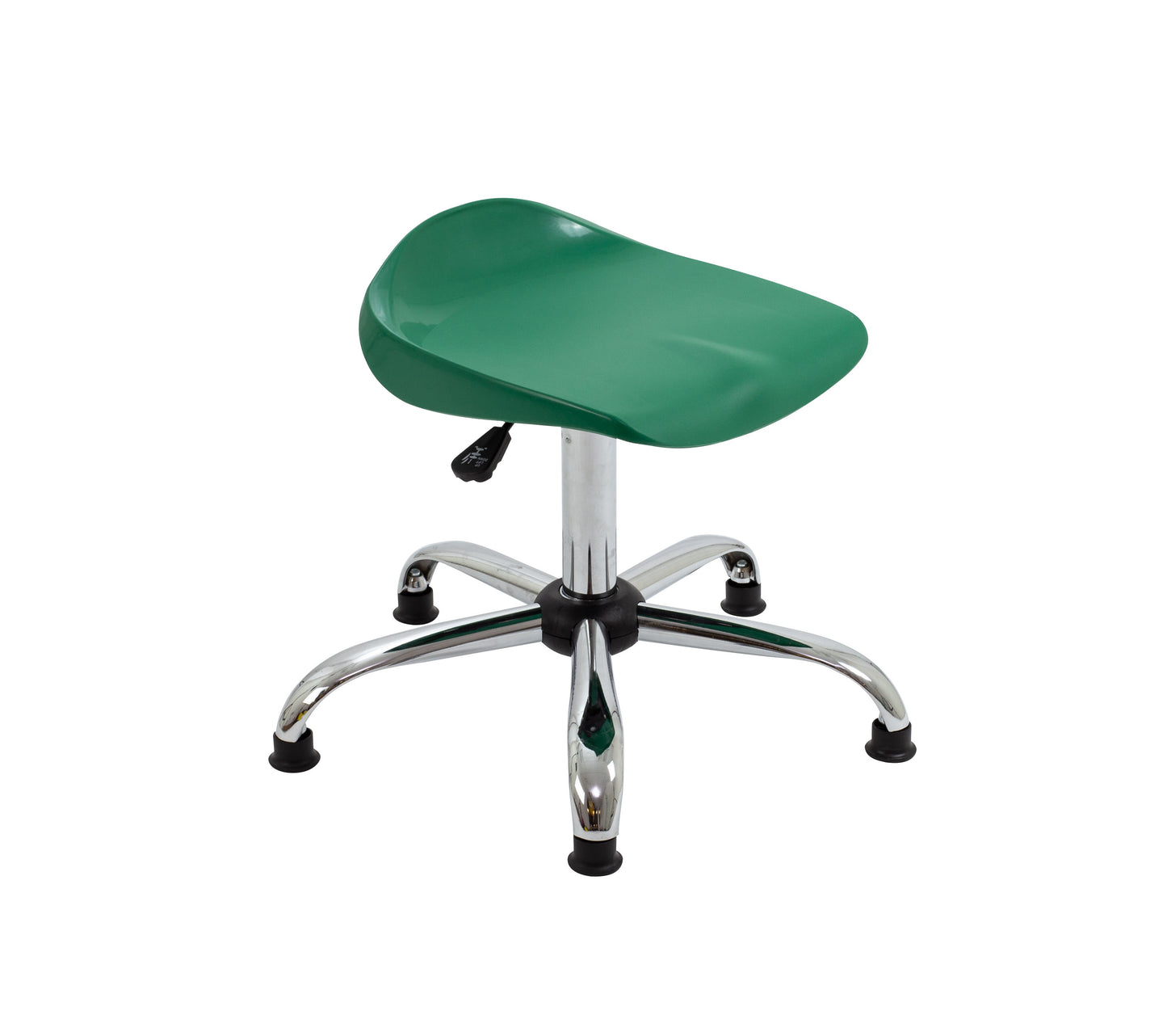 Titan Senior Swivel Stool|Chrome Base With Glides|Age 11 Plus Years|Green