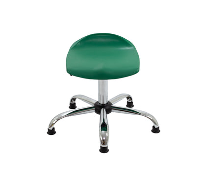Titan Swivel Senior Stool with Chrome Base and Glides