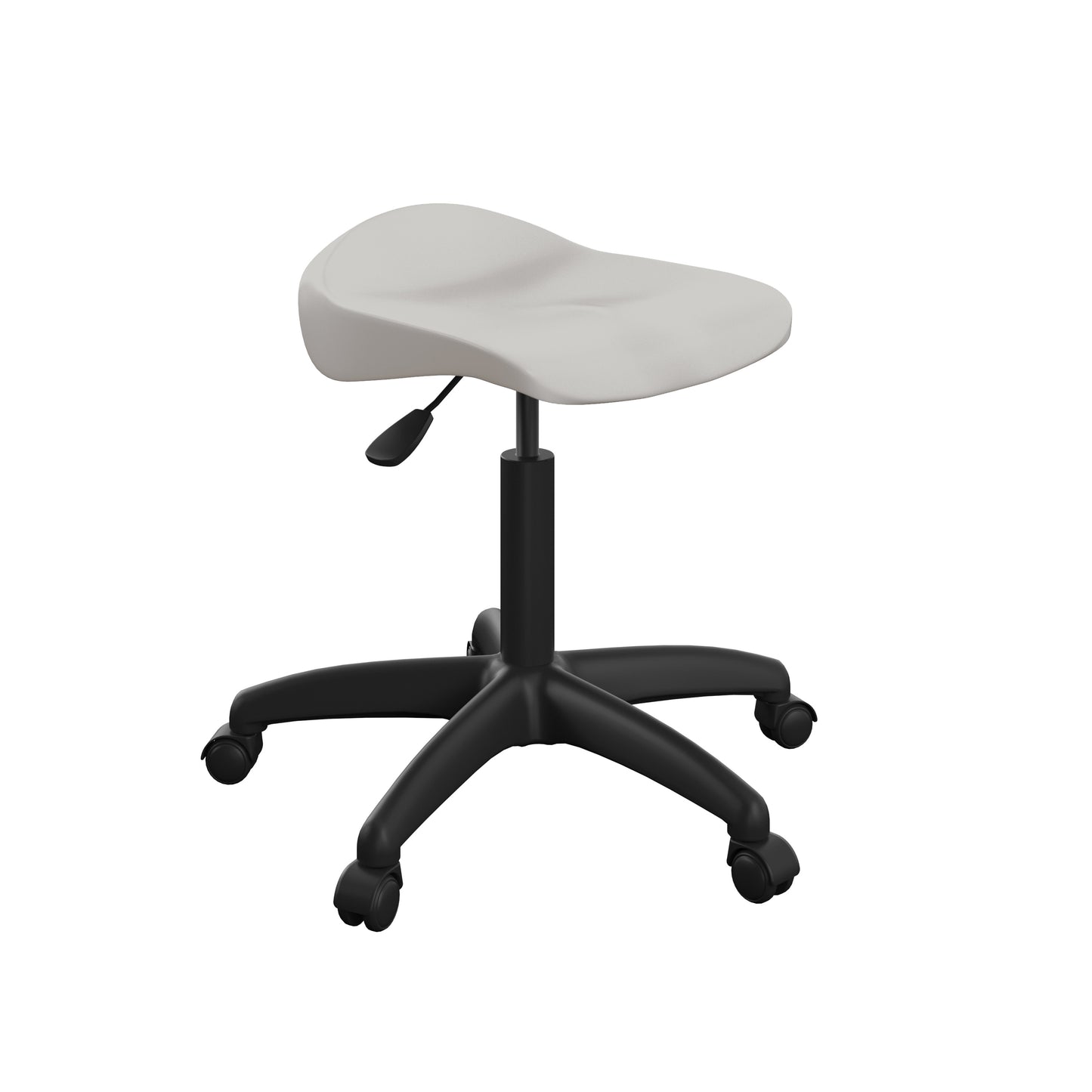 Titan Senior Swivel Stool|Black Base With Castors|Age 11 Plus Years|Grey