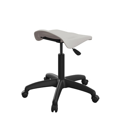 Titan Swivel Senior Stool with Plastic Base and Castors