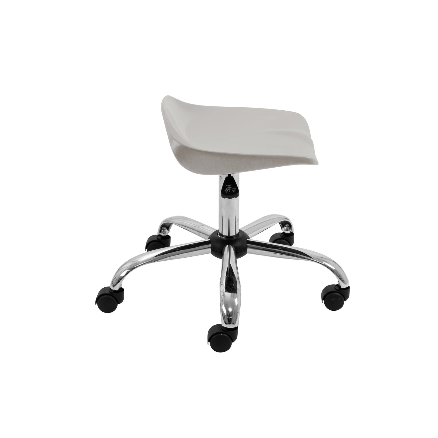 Titan Swivel Senior Stool with Chrome Base and Castors