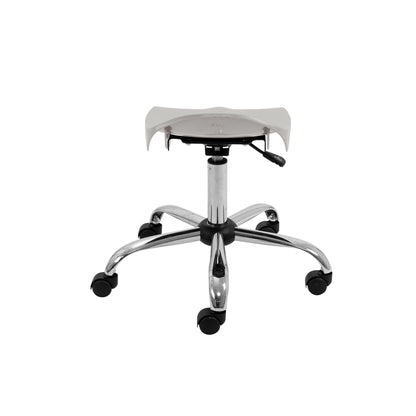 Titan Swivel Senior Stool with Chrome Base and Castors