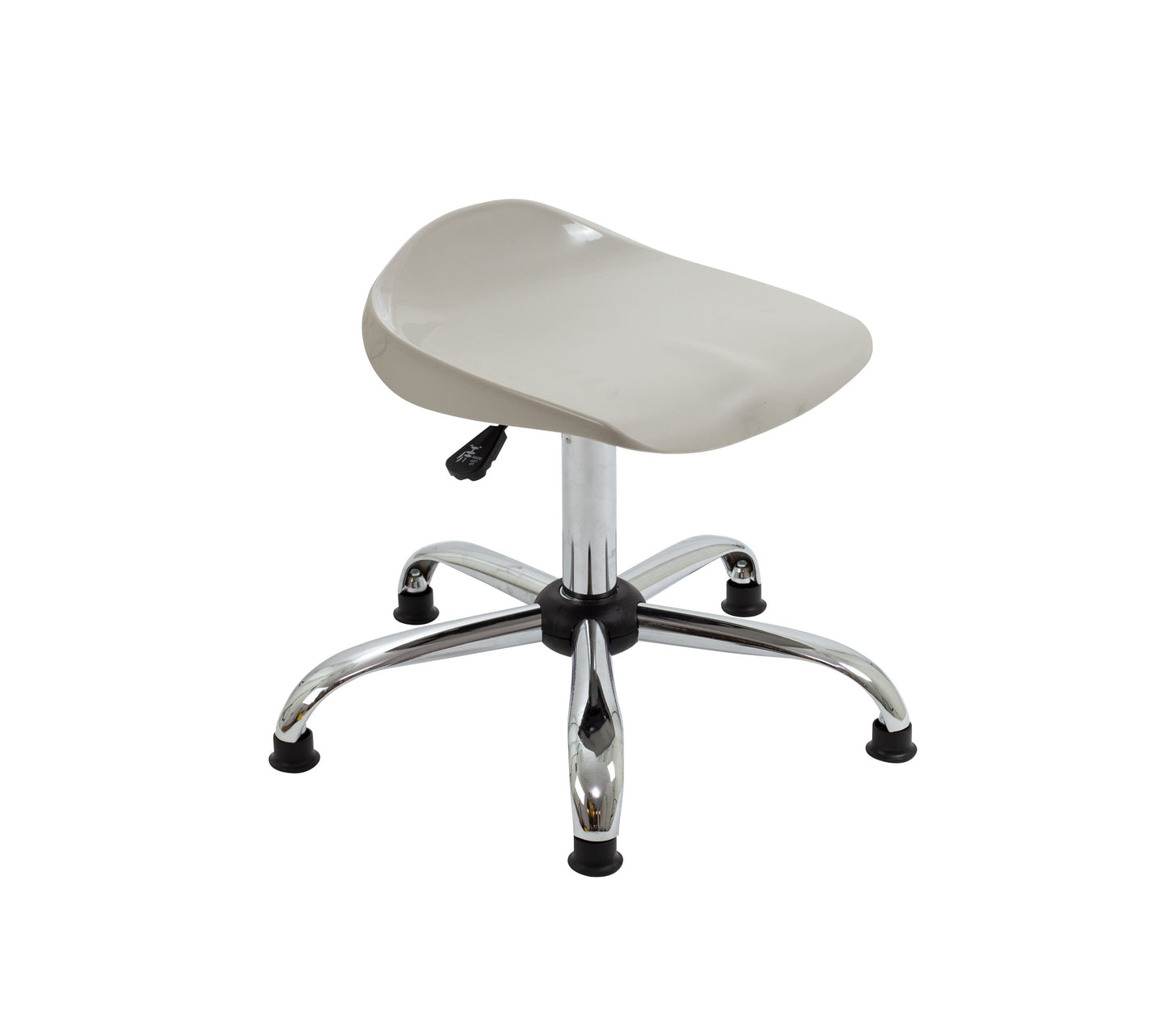 Titan Senior Swivel Stool|Chrome Base With Glides|Age 11 Plus Years|Grey