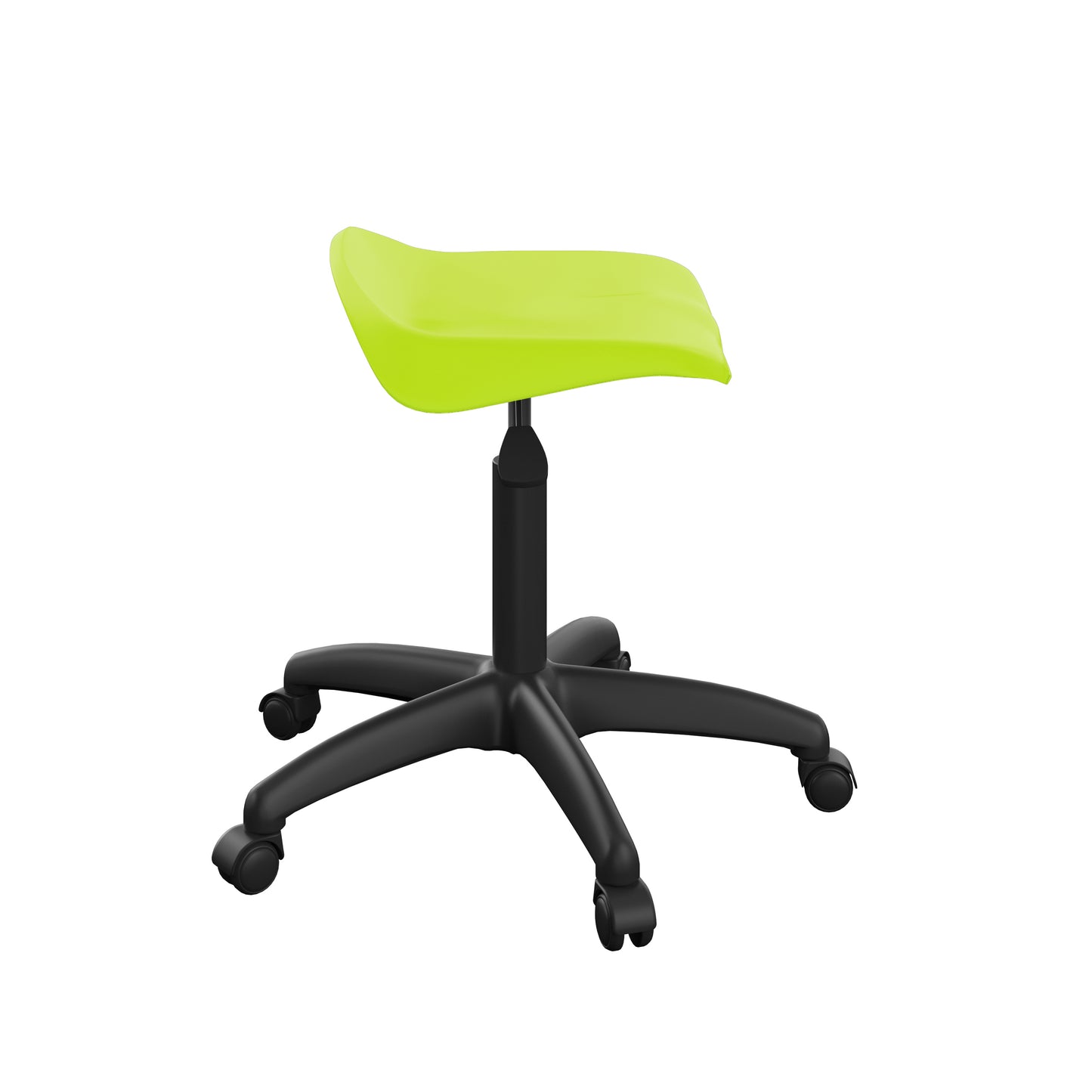 Titan Swivel Senior Stool with Plastic Base and Castors