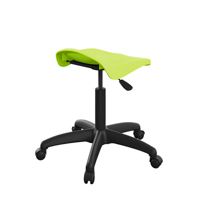 Titan Swivel Senior Stool with Plastic Base and Castors