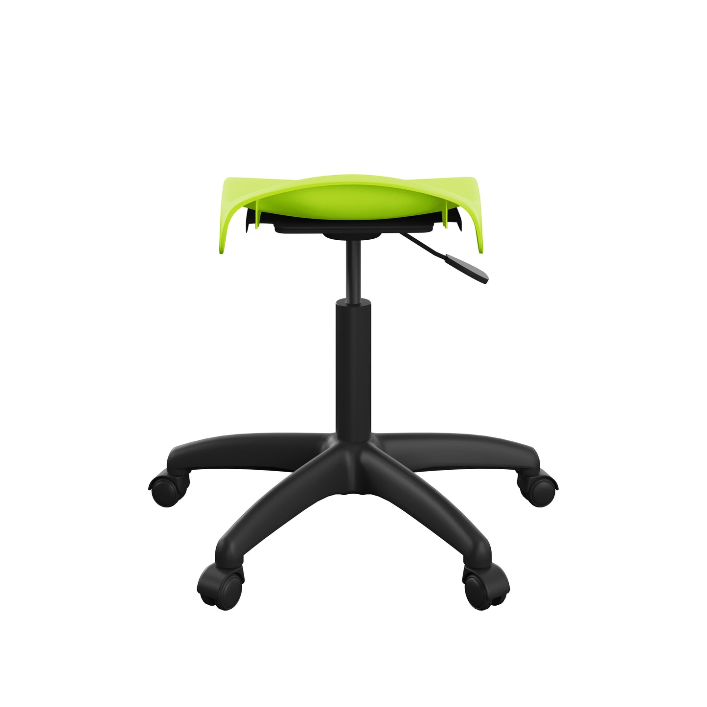 Titan Swivel Senior Stool with Plastic Base and Castors