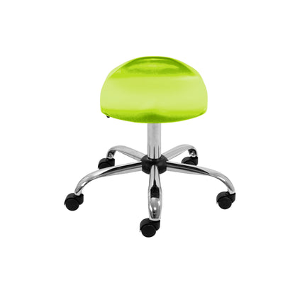 Titan Swivel Senior Stool with Chrome Base and Castors