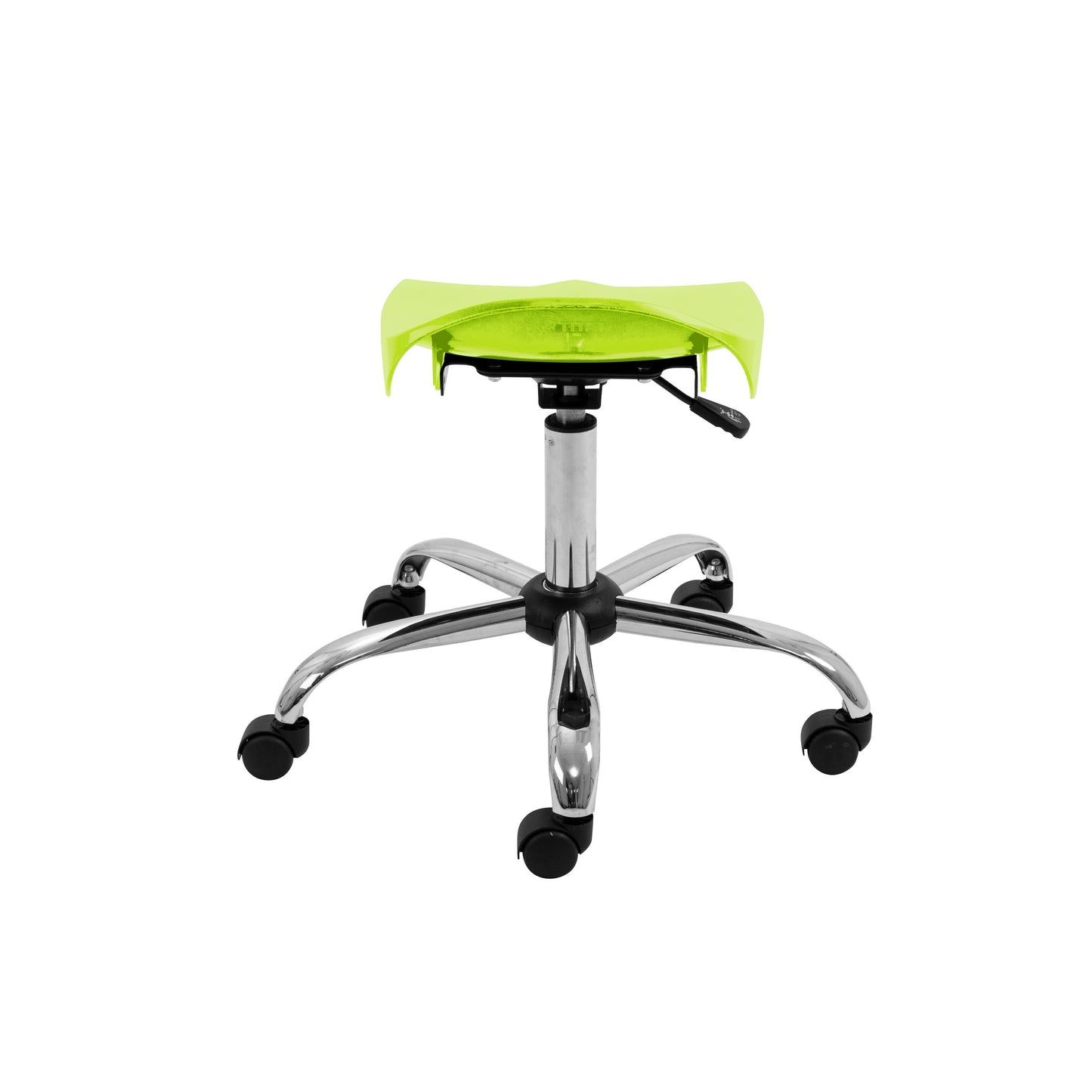 Titan Swivel Senior Stool with Chrome Base and Castors