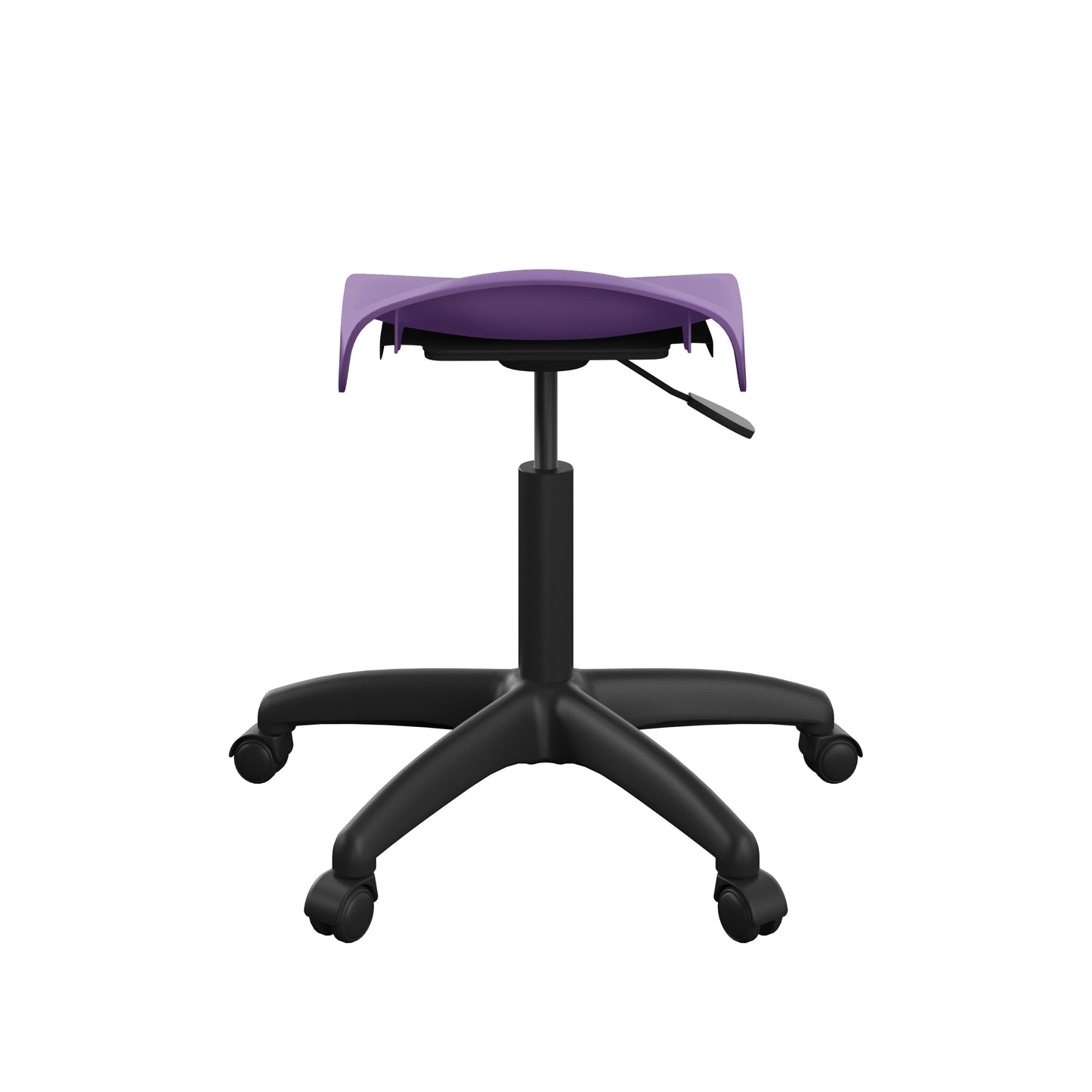 Titan Swivel Senior Stool with Plastic Base and Castors