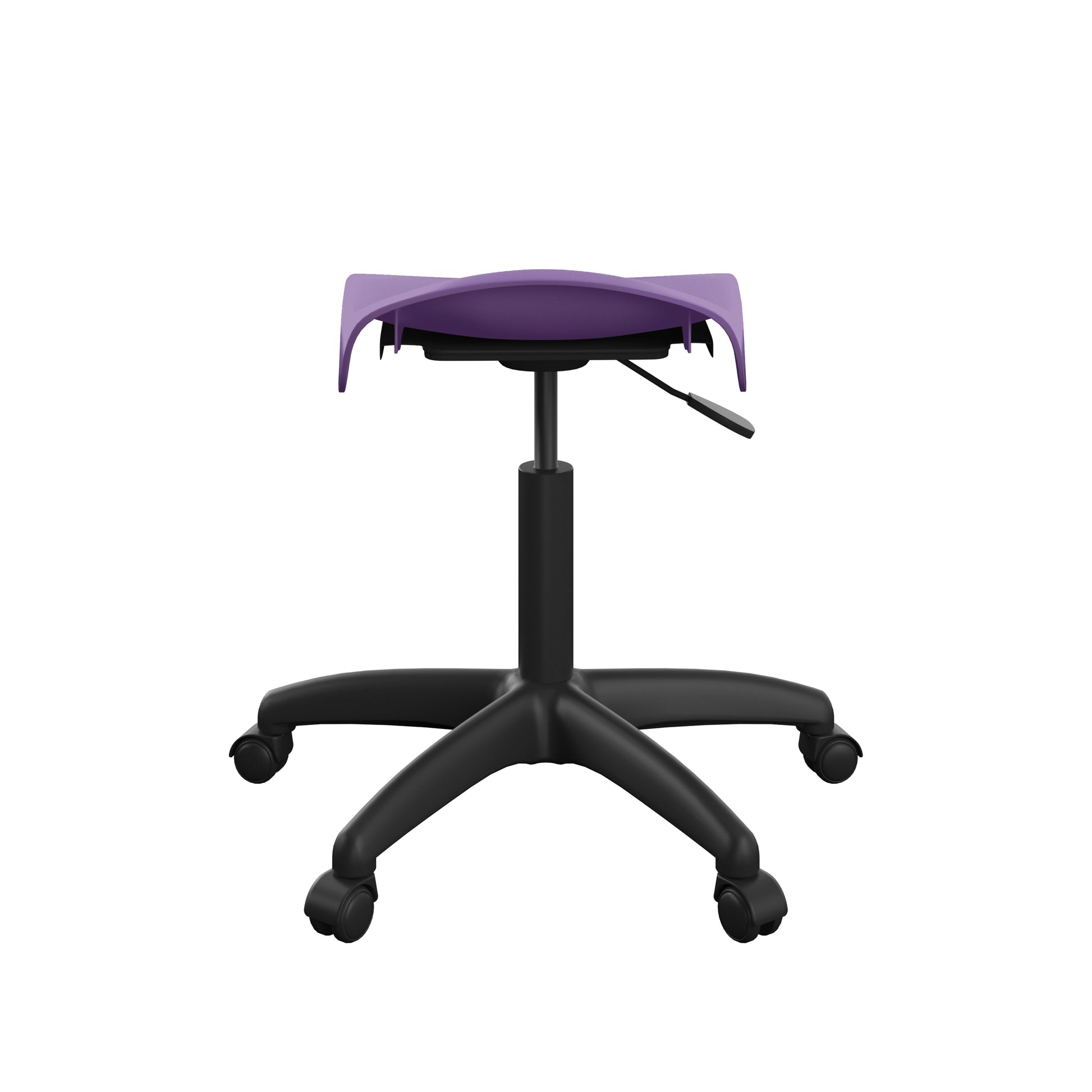Titan Swivel Senior Stool with Plastic Base and Castors