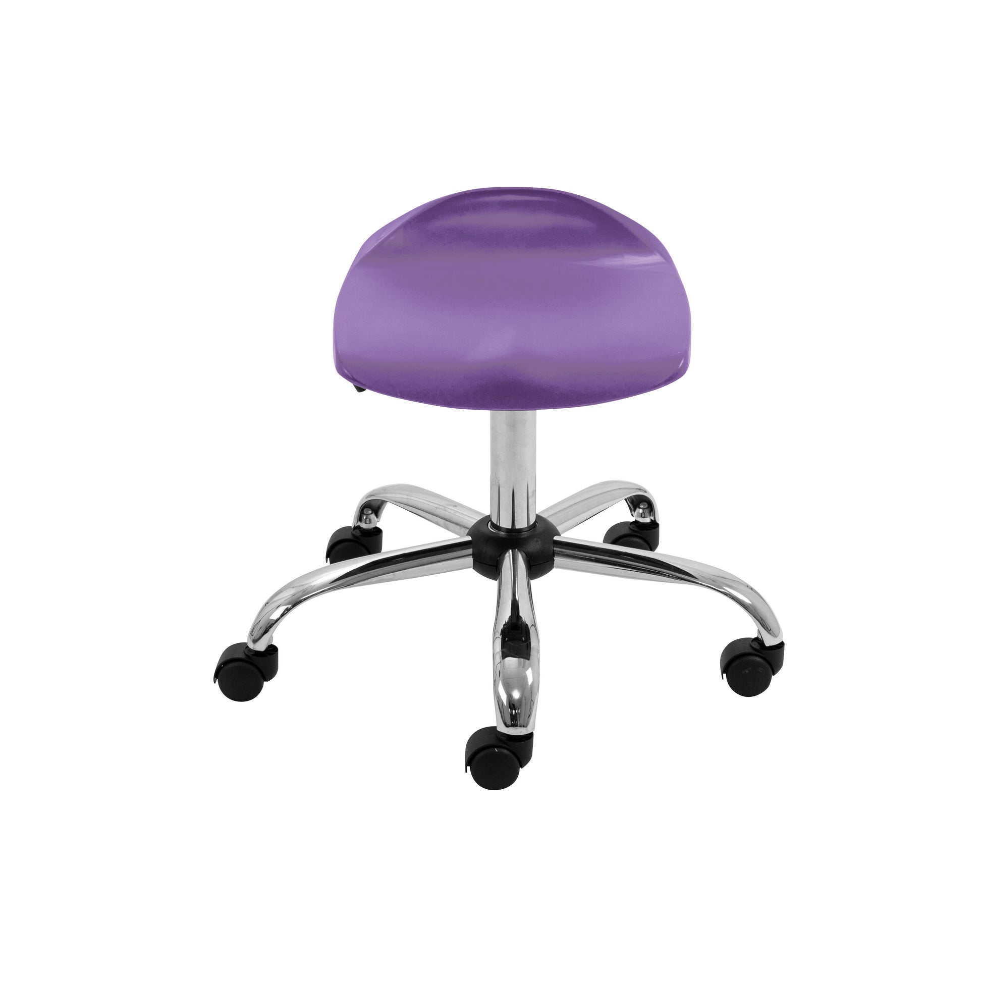 Titan Swivel Senior Stool with Chrome Base and Castors