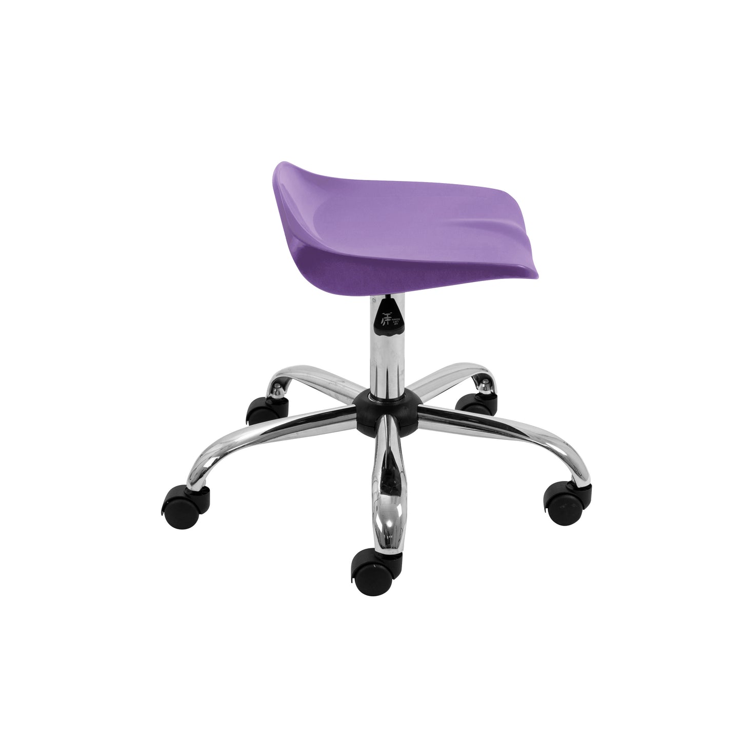 Titan Swivel Senior Stool with Chrome Base and Castors