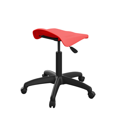 Titan Swivel Senior Stool with Plastic Base and Castors
